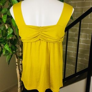 A pleated bust top, size Large. It’s lovely!